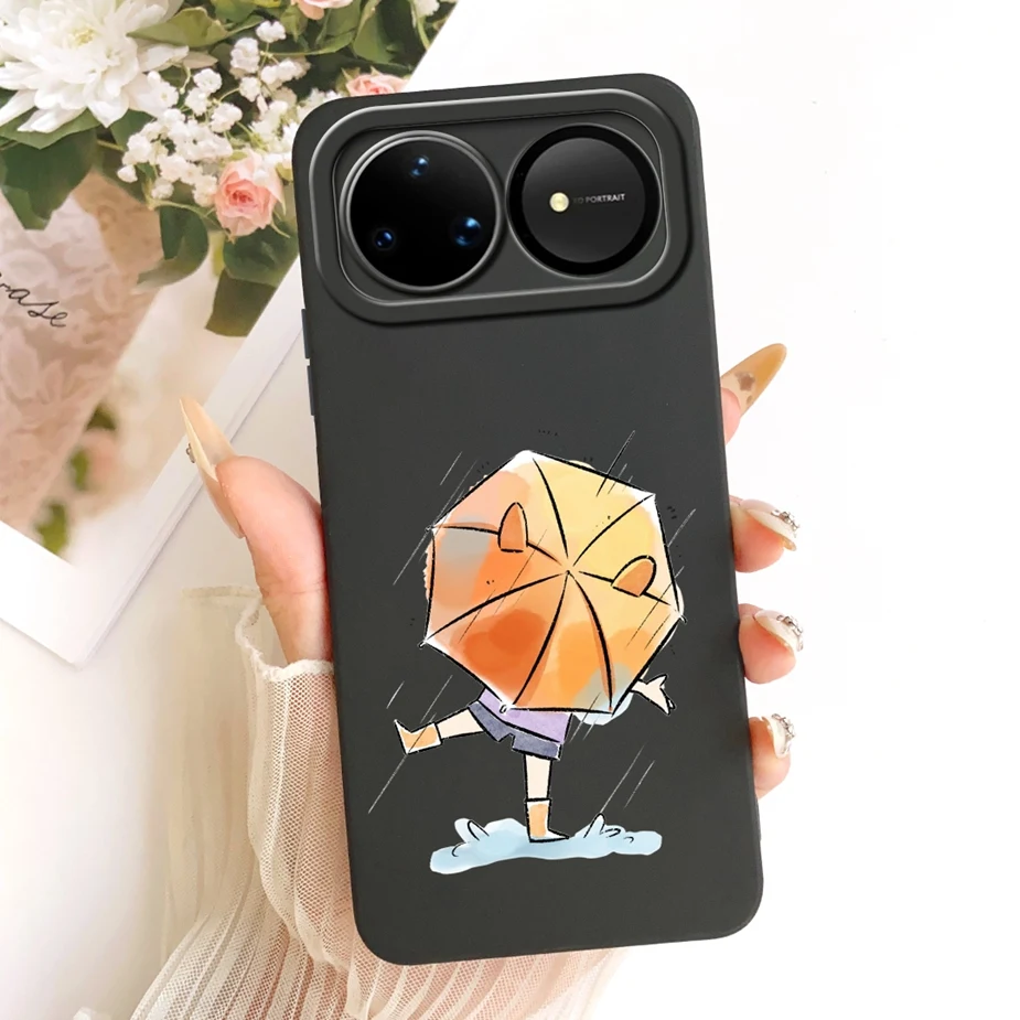 Cute Panda Duck Cartoon Soft Silicone Case