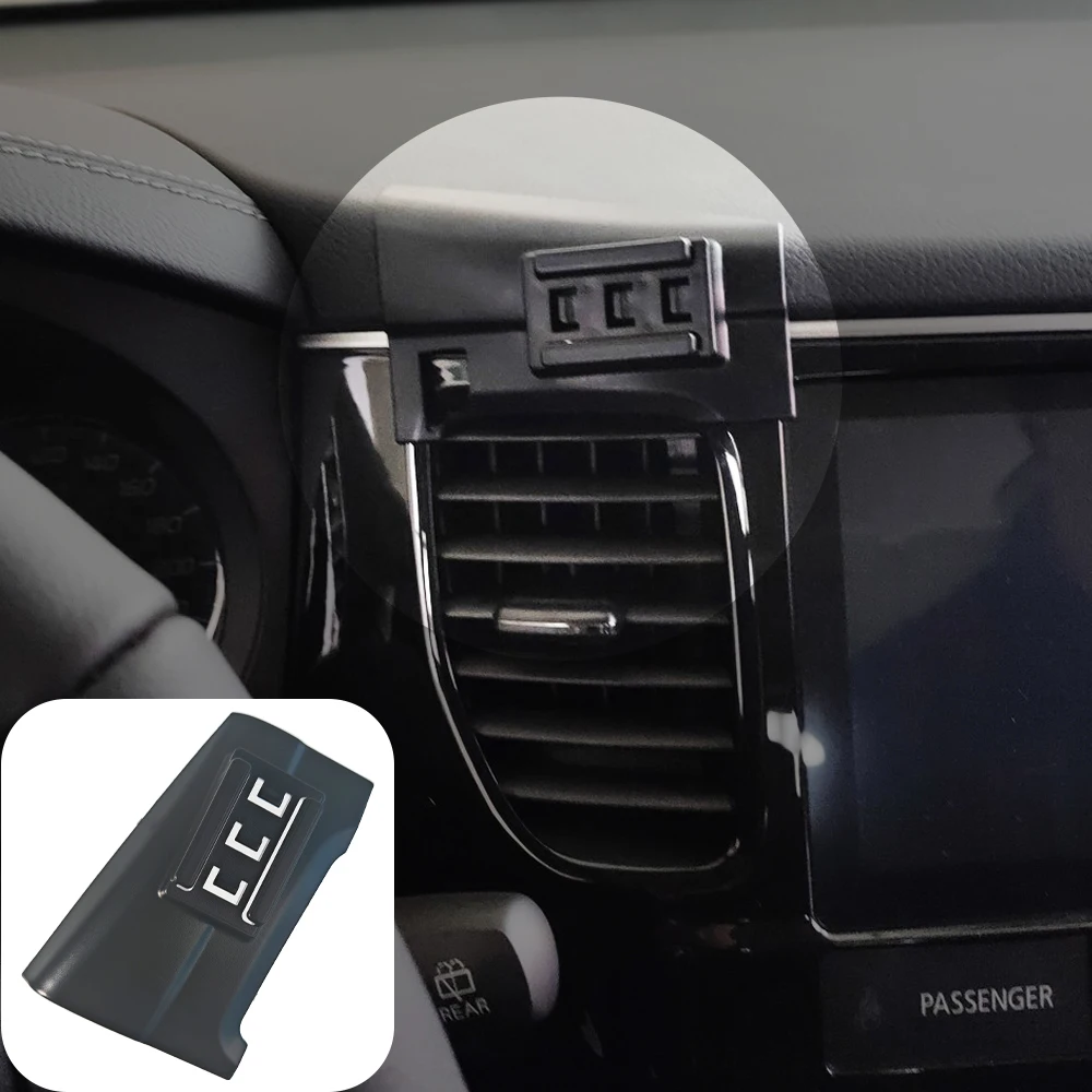 Support Téléphone Voiture Pour Mitsubishi Outlander 2016-2022 - Fixation Sur Bouche D'aération, Rotation 360°