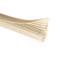 Durable PET Insulated Braided Cable Sleeve - 3mm (Wood Color)