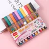 12 Color Nail Art Pen Quick Dry Waterproof Painting Graffiti Acrylic Pen DIY Design Abstract Line Nail Art Beauty Tool Supplies 6
