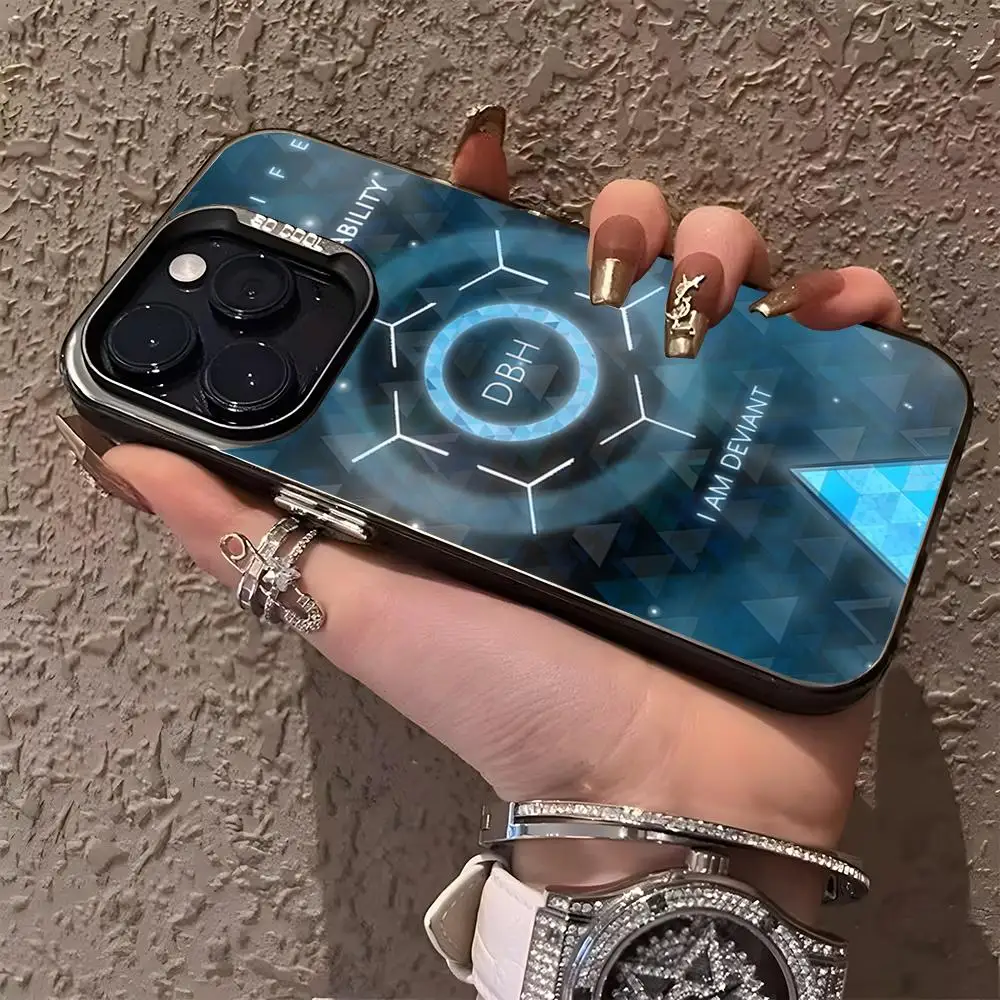 Luxury Matte Silver Phone Case - Inspired by Detroit Become Human