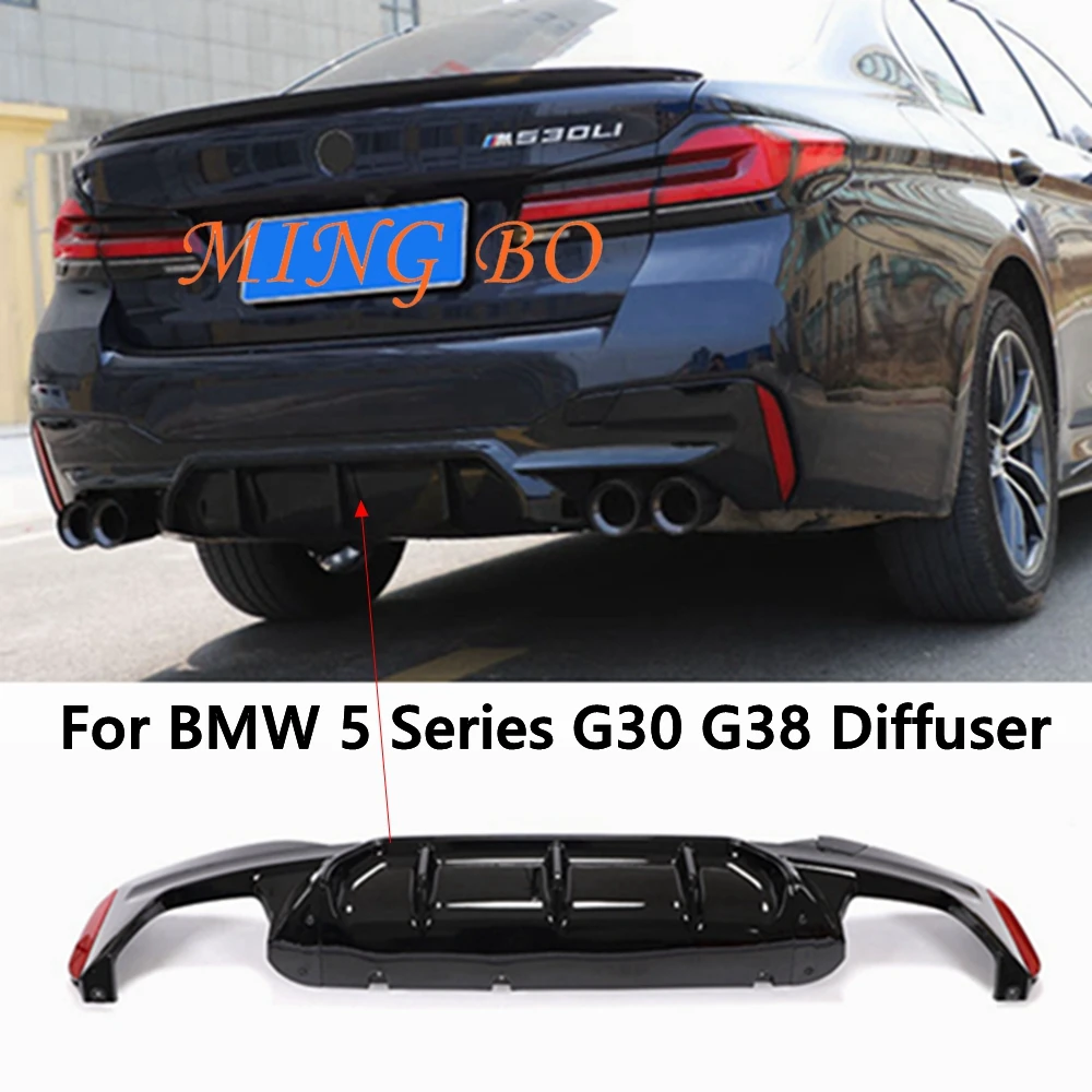Диффузор для заднего бампера BMW 5 Series G30 G38 2018- 2022 530i 540i M Perforamce M5