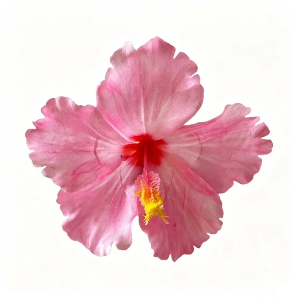 Bohemian Style Hibiscus Flower Hair Clip - Gentle Hold Hair Accessory