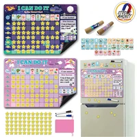 Montessori Kids Magnetic Rewards Chart Good Habits To Develop Time Activity Schedule Refrigerator Stickers Games Preschool Toys 1