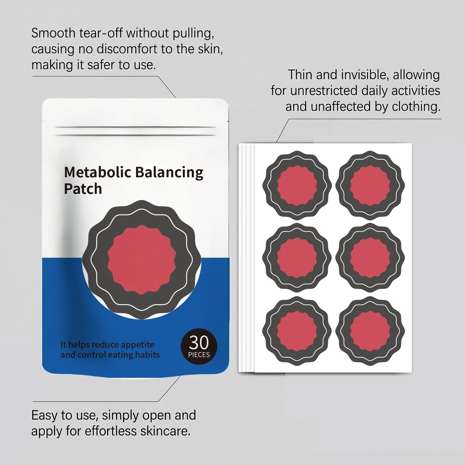 Body Care Patches Lightweight, Breathable and Gentle on Skin Comfortable, Portable and Refreshing for Daily Body Care - 3