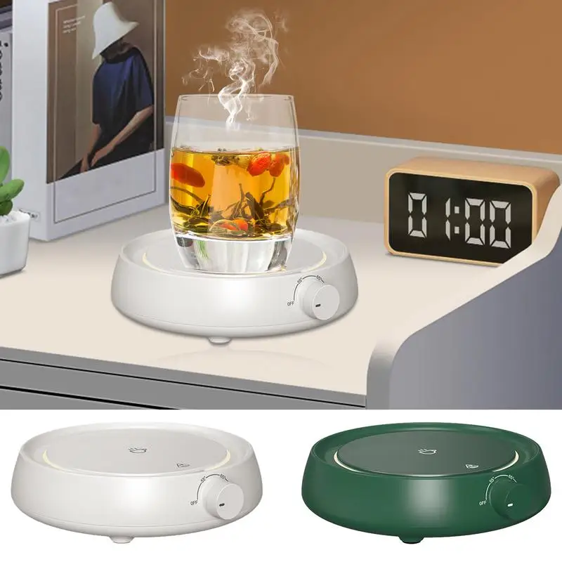 

Cup Heater Mug Warmer Hot Tea Makers Warmer Coaster Smart Thermostat Coaster Cup Warmer Coffee Milk Beverage Cup Heating Plate