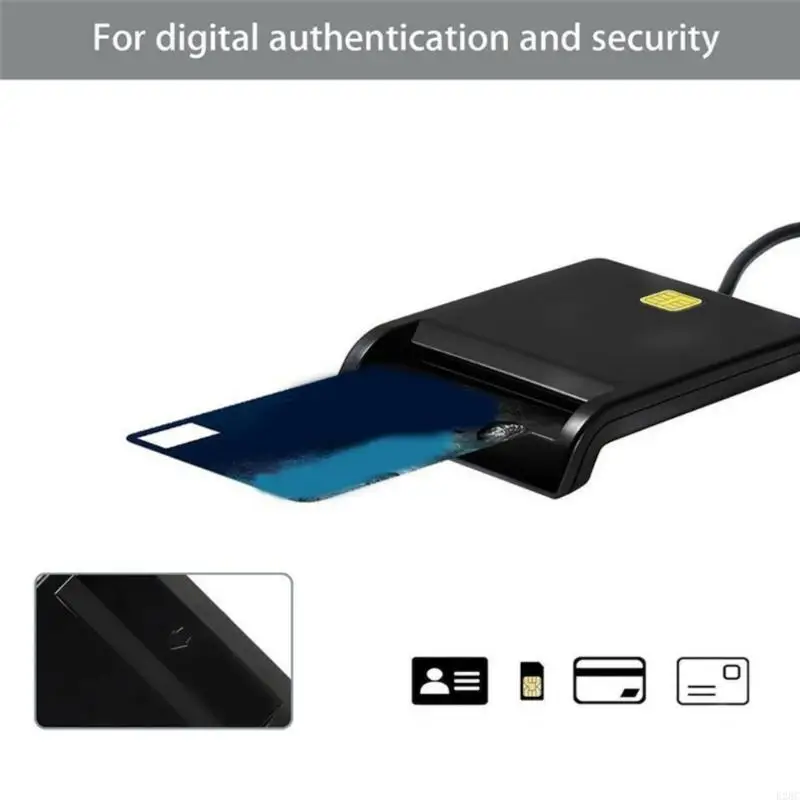 E28C USB Intelligent Card Reader Stable Operation for DNIE CAC IC Identification Card Cloner Connector Reader for Phones