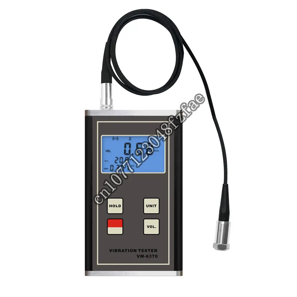 

VM-6370 Digital Vibration Meter Tester Displacement Velocity Acceleration Tester 10Hz~10kHz Vibrometer