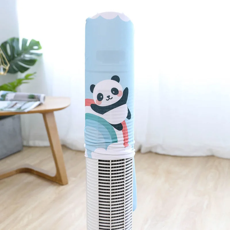 Copertura Impermeabile E Antipolvere Per Ventilatore A Torre – Adatta Per Altezza 101-106 Cm, Con Tasca Portaoggetti E Coulisse, Nero - 5