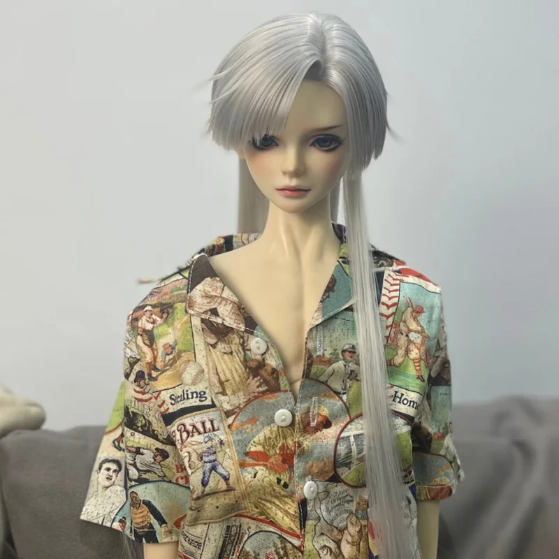 

Bjd Wig 1/3 Soft Silk High Temperature Wolf Tail Long Daily False Hair Men's And Women's
