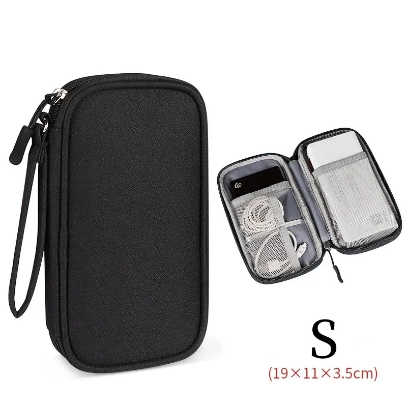 Spacious Waterproof Travel Cable and Electronics Organizer Bag