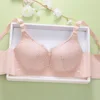 Summer Maternity Nursing Bra Invisible Backless Push Up Cotton Thin Breastfeeding Bra 1