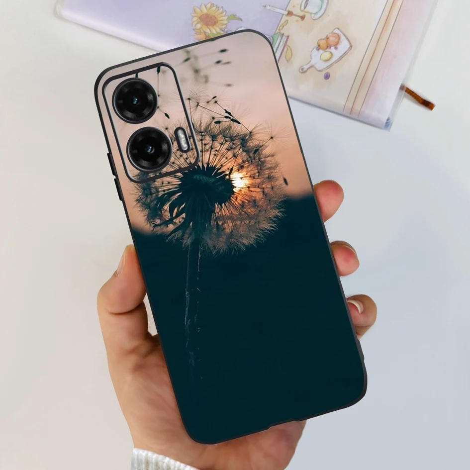 Cute Cartoon Cat Butterfly Soft Silicone Bumper Protective Phone Case