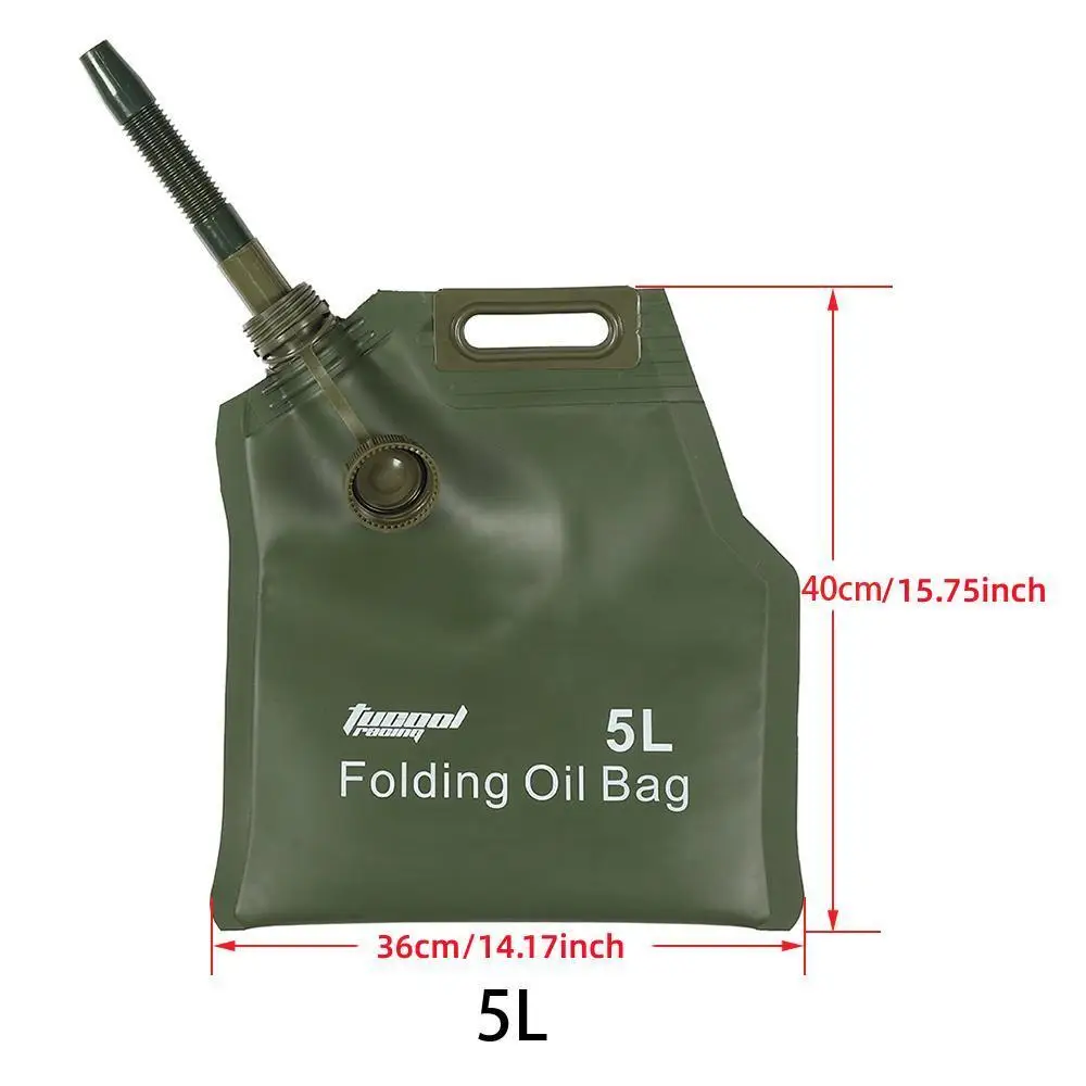 5/10/20/30 Liters Portable Fuel Bag Car Oil Bag Car Motorcycle Universal Off-road Spare Gasoline Tank