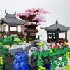 Taohuatan Lake Themed Micro Brick Set with LED Lighting: Creative Adult Toy, Classic Chinese Landscape, Unique Nighttime Display 5