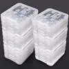 5/1pcs 8 in 1 Protector Holder Plastic Transparent mini For SD SDHC TF MS Memory Card Storage Case  Card Protecter Box Bag 6