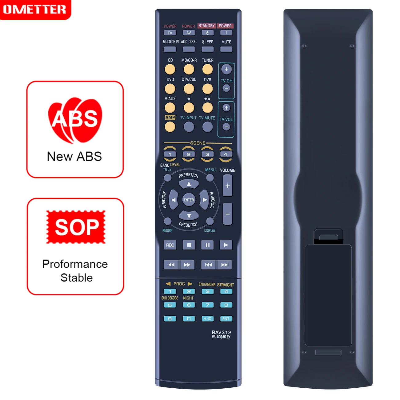 

GENUINE ORIGINAL for YAMAHA REMOTE CONTROLLER RAV312 WJ40940 EX