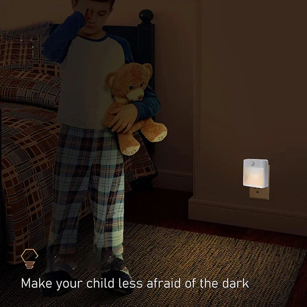 LED Night Lamp Wireless Motion Sensor Light US EU UK AU Plug Sensor Night Lamp Dimmable Lights for Bedroom Corridor Lighting