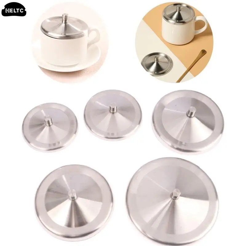 

Cup Lids Cover Lid Mug Stainless Steel Covers Tea Coffee Metal Mugs Drink Hot Drinks Replacement Water Ceramic Tumbler Beverage