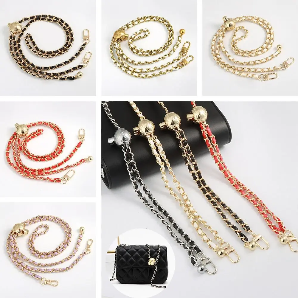 

Small Bag Chain High-end Shoulder Strap Adjustable Length Strap Non-fading Chain Replacement Shoulder Strap Golden Balls Chain