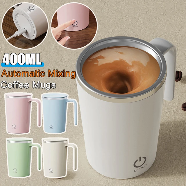 Automatic Magnetic Mixing Cup Smart Mixer Portable Automatic Cup Mixing  Rotating Magnetic Cup Electric Shake Portable Coffee Cup - AliExpress