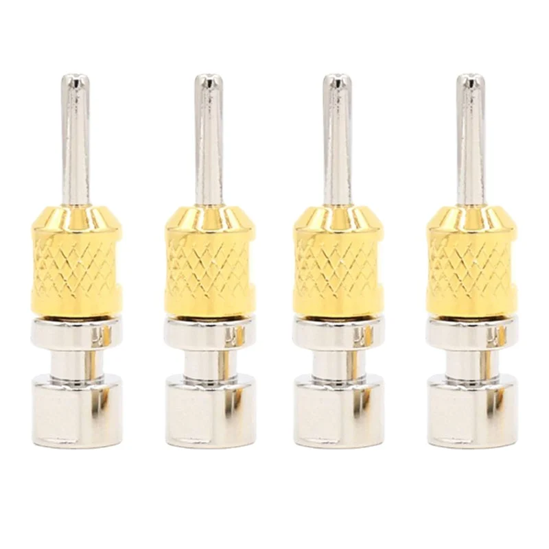 Cardas Cab Spina A Banana Spina A Y Per Spina A Banana Spina Del Cavo Dell'Altoparlante Connettore Della Spina Dell'Altoparlante Placcato Rodio