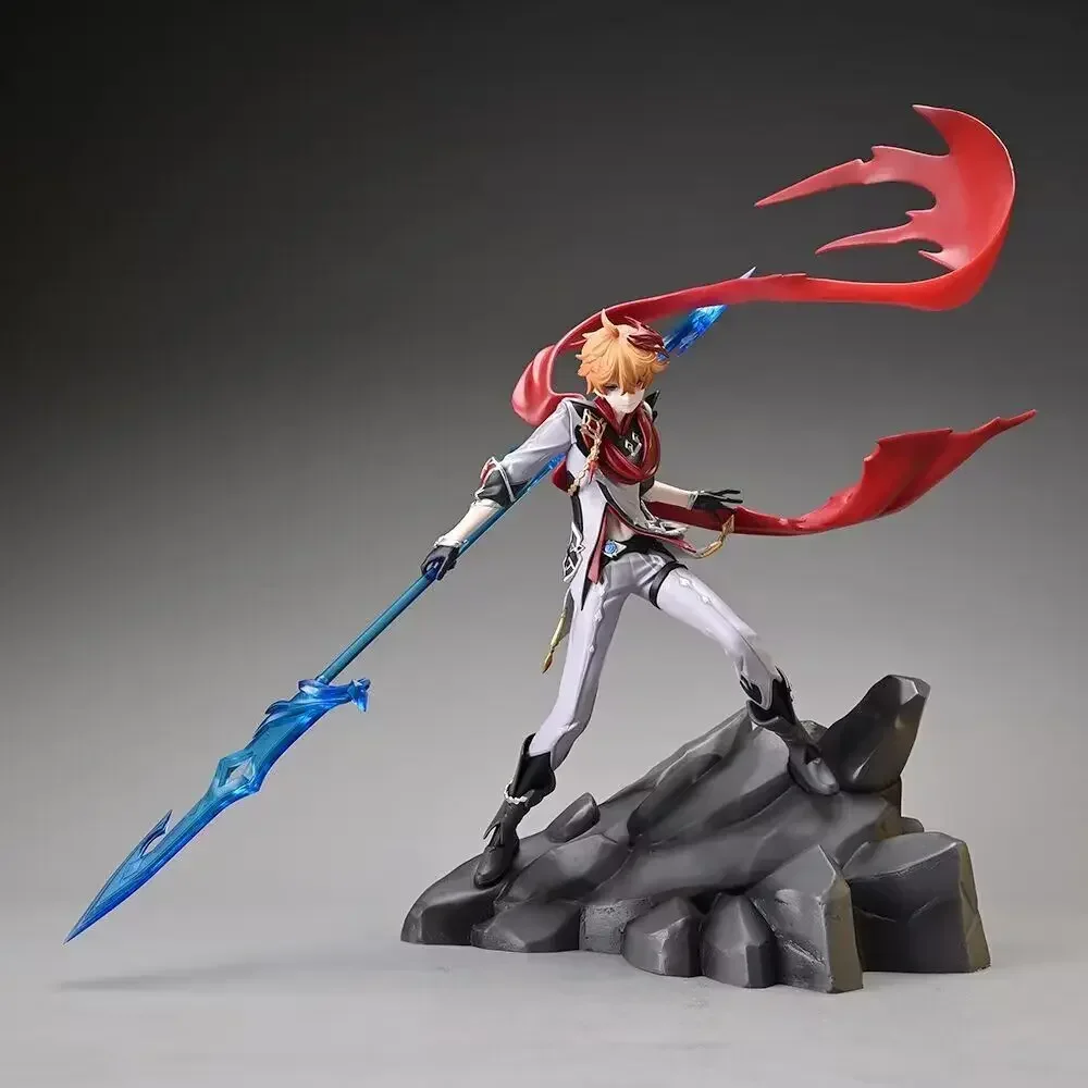 

34cm Genshin Impact Figure Tartaglia Anime Figurine Battle Scene Action Figure Pvc Statue Collection Model Kids Toys Xmas Gifts