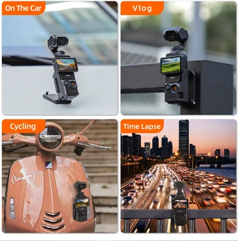 Magnetic Mount for DJI OSMO POCKET 3 Clip Holder Mount Cycling/V-log/Tabletop Action for DJI Pocket 3 Camera Accessories 5