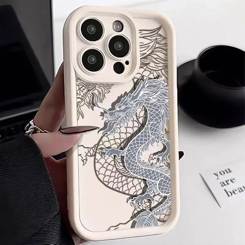 Luxury Fashion East Dragon Soft Phone Case Cover
