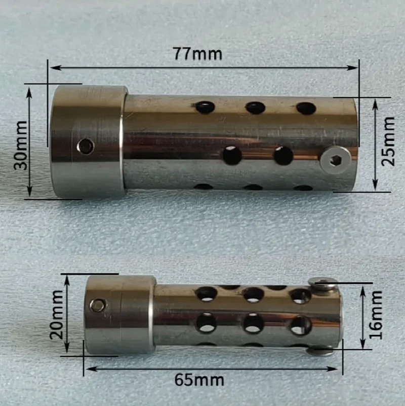 Uitlaatdemper voor motorfietsen, universele uitlaatdemper voor motorfietsen DB Killer Geluiddemper Uitlaatdemper Inzetstuk Zilver(42mm Uitlaatdemper voor motorfietsen, universele uitlaatdemper voor motorfietsen DB Killer Geluiddemper Uitlaatdemper Inzetstuk Zilver(42mm