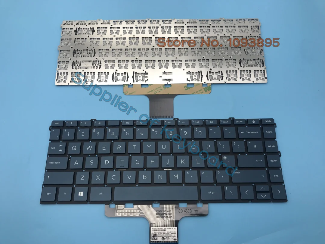 

NEW For HP Pavilion 14-dw0000 14-dw1000 14t-dw000 14t-dw100 Laptop UK Keyboard Dark Blue