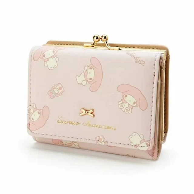 Anime Sanrio Hello Kitty Kuromi Melody Wallet Women Y2k Korean