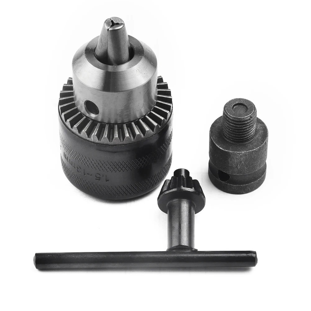 

Socket Drill Adapter Bits Changed Key Supplies Workshop 1.5-13mm 1/2 inch Wrench Black Electric Kit Rotary tools