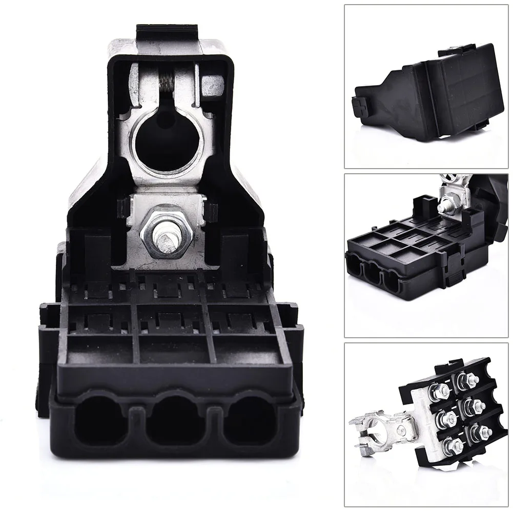 

Auto Car Battery Fuse Block 3-way ANG, A-NF, AFS and MIDI Fuse Box Vehicle Accessory Safety Wire Fuse Box 3-Way STZ-GAC-7200