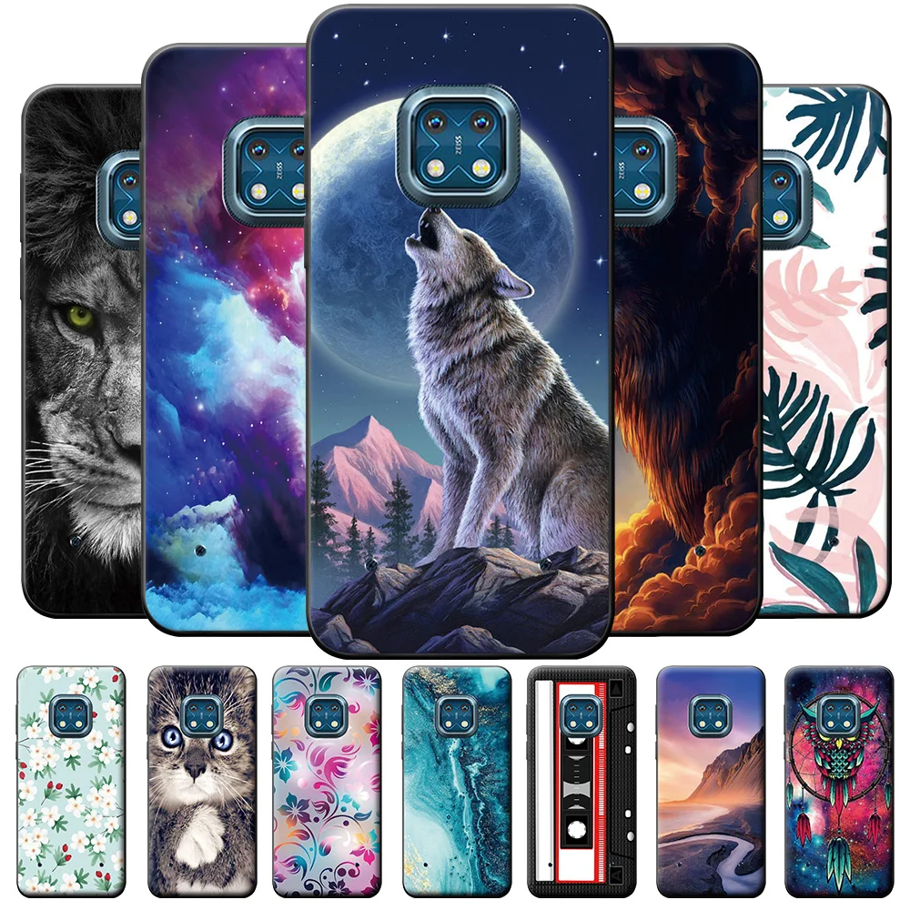 Per Nokia Xr20 Cover Ta-1368 Ta-1362 6.67 "Tpu Custodia Protettiva Opaca Antiurto Per Nokia Xr20 Silicone Soft Back Bumper