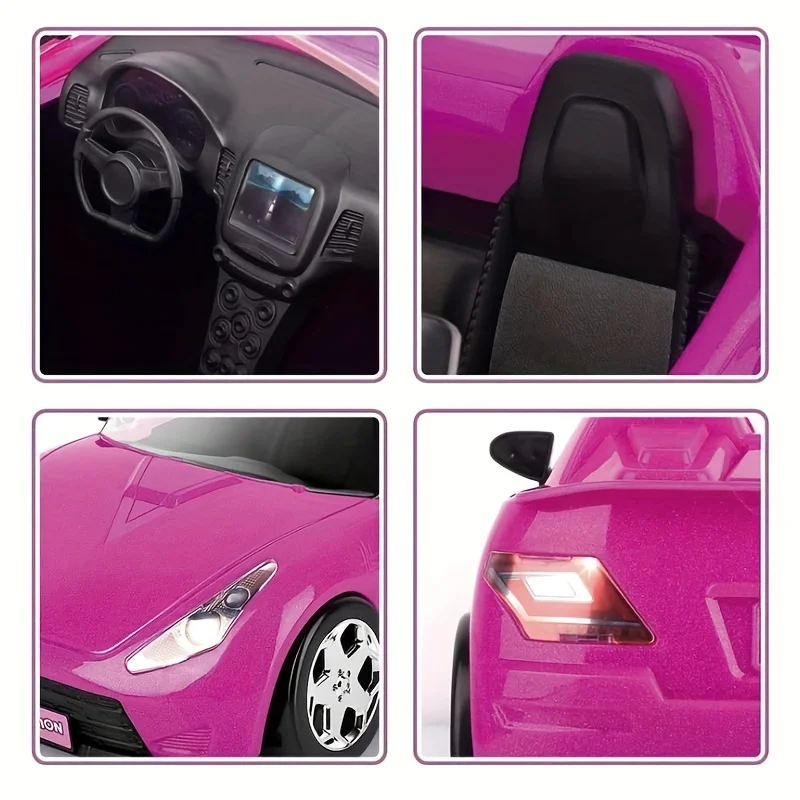 Car Model Kids Toys Car Outdoor Children Game Dollhouse Accessories for 30cm Barbie DIY Birthday Christmas Present Gift Toy 5