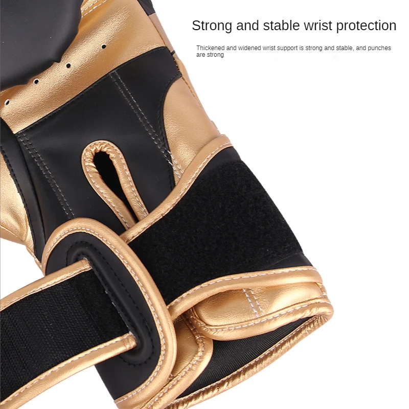 Professional Boxing Gloves Adult Men and Women\'s Sanda Combat Training Thickening Kickboxing Sandbags Joint Support Karate