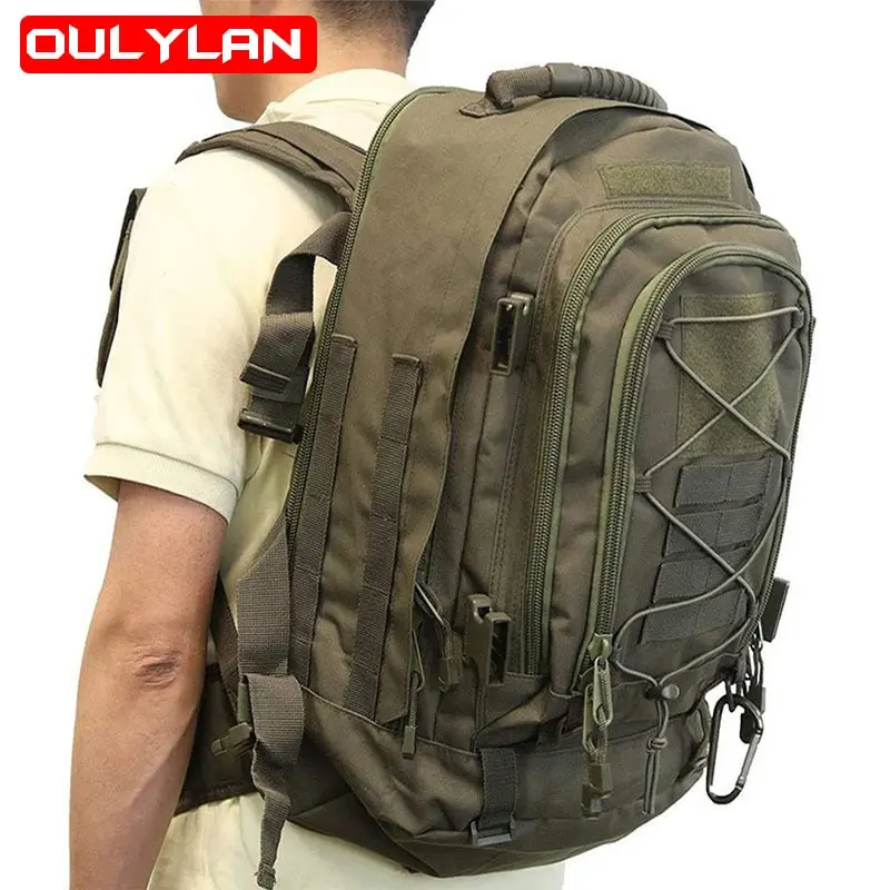 

Outdoor Tactical Backpack Men Army Fan Hiking Camping Hunting Bag 1000D Nylon Waterproof Large Multifunctiona Capacity Backpack