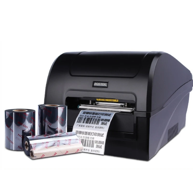 1 롤 탄소 테이프 121 왁스 기반 탄소 테이프 자체 접착 인쇄 탄소 테이프 감열지 인쇄 범용 열전 사