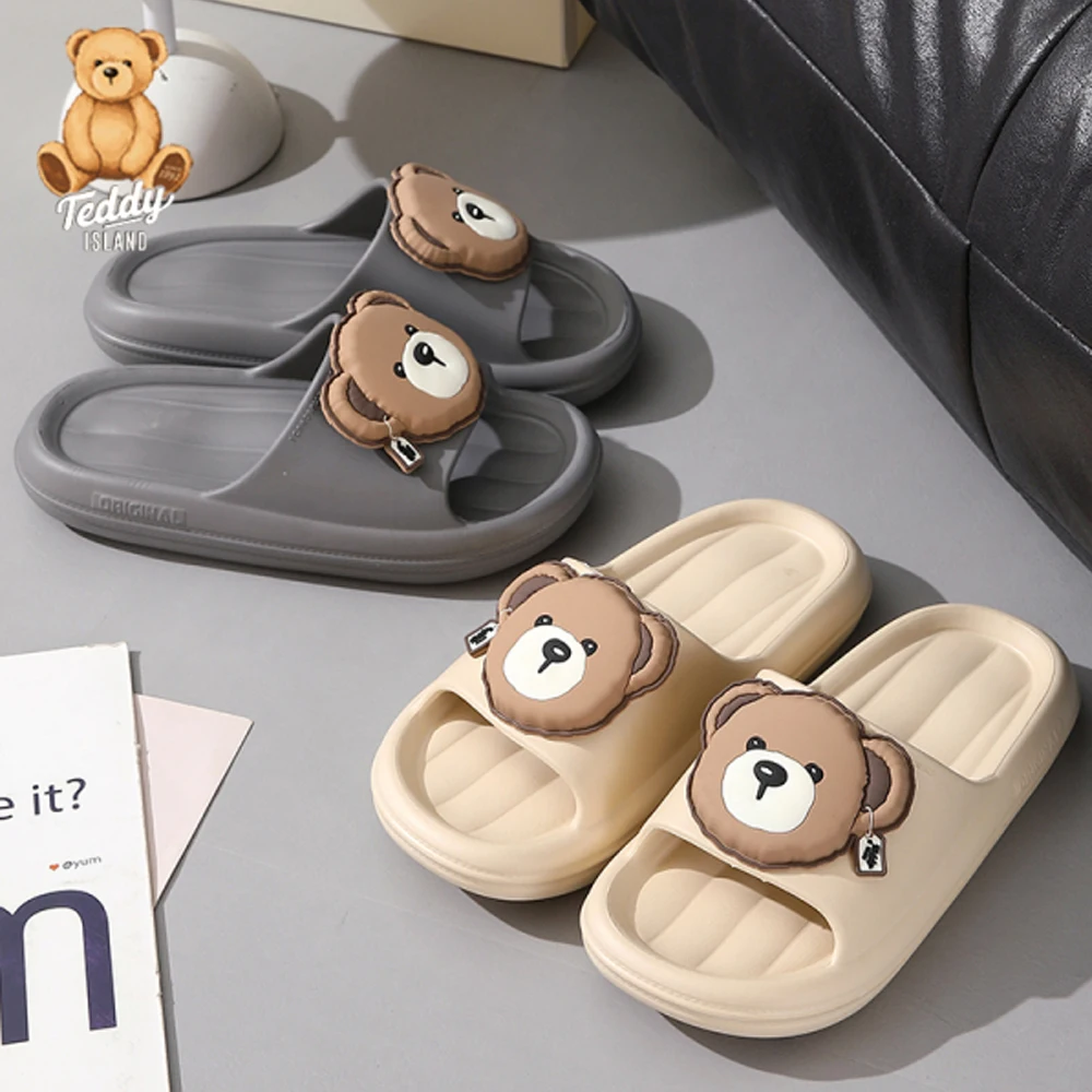 2024 Women's Slippers Bathroom Home Slippers Fashionable Soft-soled EVA Indoor Couple Sandals Summer Non-Slip Men's Slippers