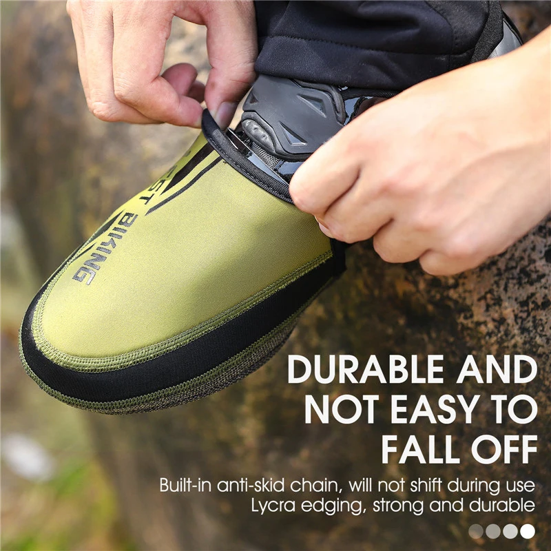 WEST BIKING Bicycle Half Shoe Cover Windproof Non-slip Cycling Boot Cover MTB Road Bike Waterproof Overshoes Bicycle Equipment bicycle shoe covers