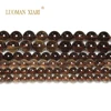 100% Natural AAA Smoky Quartz Transparent Round Stone Beads for Jewelry Making DIY Bracelet Necklace Accessories 6/8/10MM 15'' 3