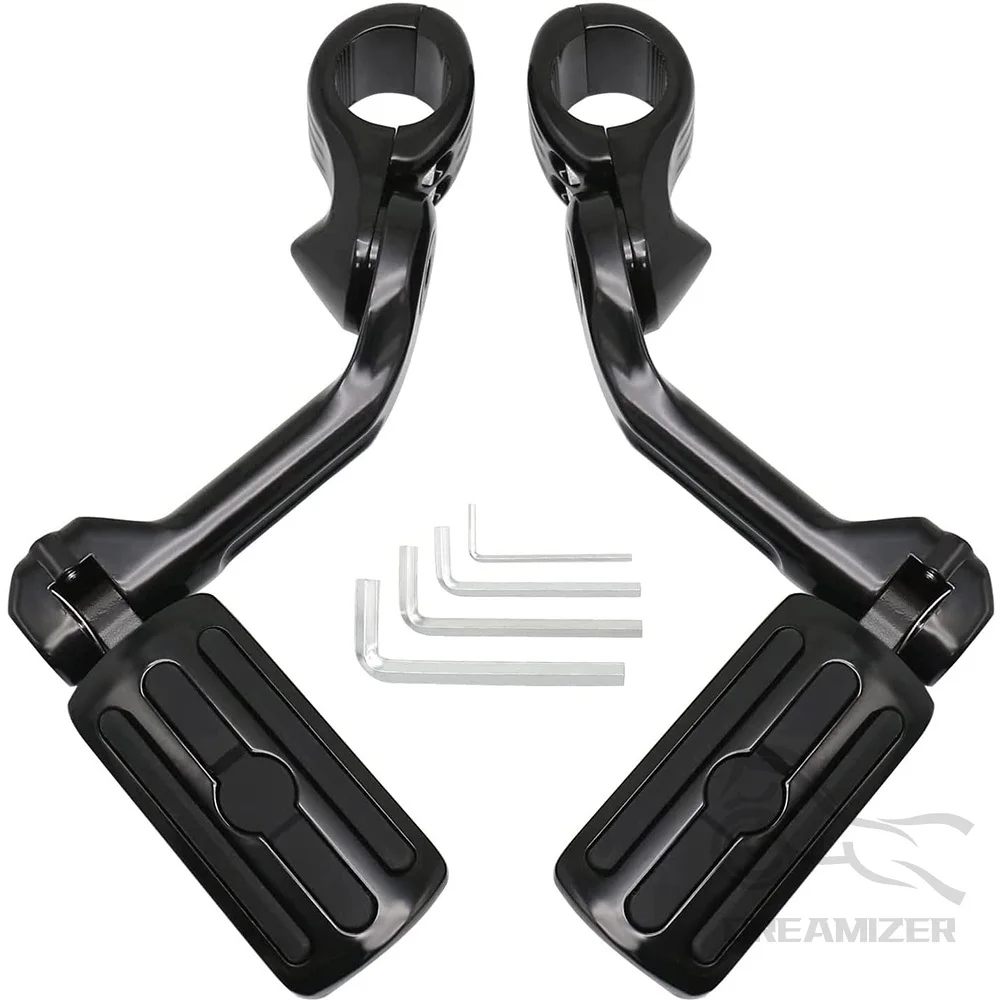 Motorcycle Highway Foot Pegs Footrest For Harley Davidson Road Street Glide FLHX XL 883 1200 Dyna Custom Engine Guard Pedal Foot