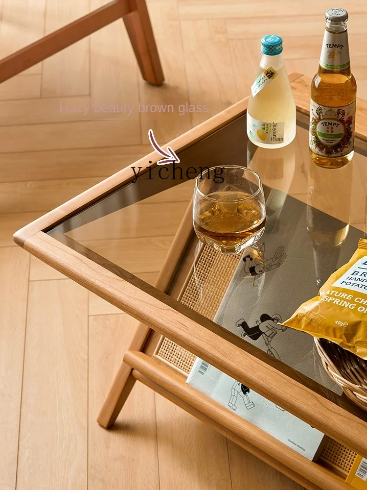 Retro glass sale table