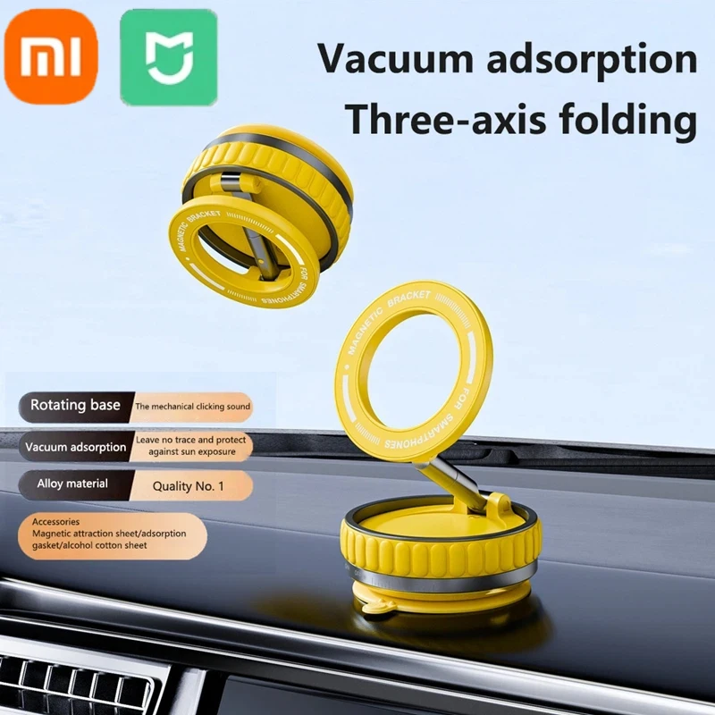 Support de téléphone de voiture Xiaomi 2026 pour Magsafe [78+LBS, la plus forte aspiration et 2400gf, le magnétisme le plus puissant] 360 °   Support de téléphone de voiture réglable