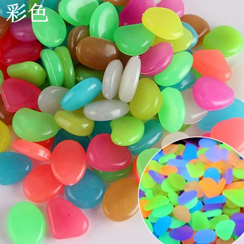 Luminous Pebbles 50pcs For Garden Decoration