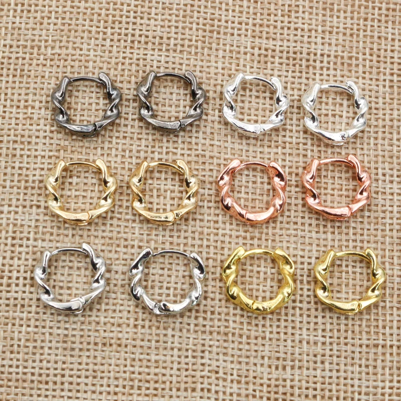 

10pcs 14x13mm Gold Color French Earring Hooks Lever Back Open Loop Setting for DIY Earring Clips Clasp Jewelry Making Finfdings