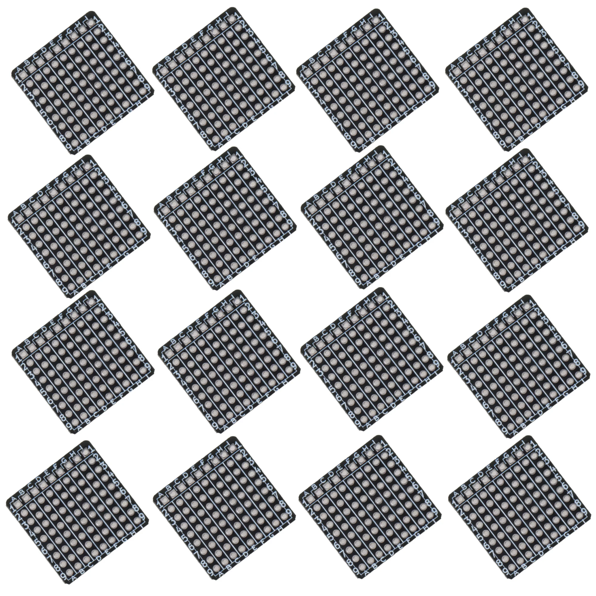Mini Size Prototype Board PCB 25.4x25.4mm Pack of 16