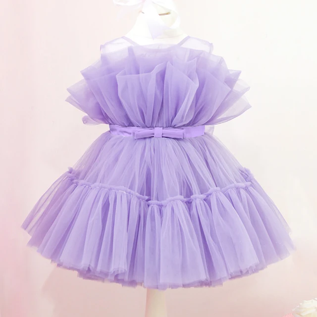 Baby Clothes for Girls Toddler Kids Wedding Princess Gown Girl Elegant Birthday Dress Tulle Bridesmaid Evening Party Dresses 3