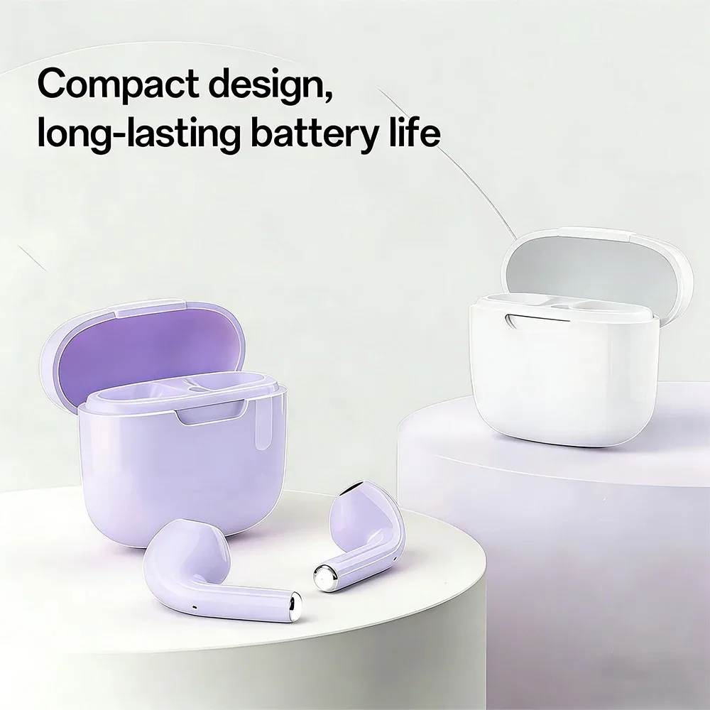Premium Wireless Bluetooth 5.3 Noise-Cancelling Stereo Earbuds with Touch Control